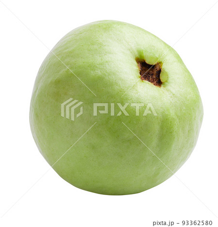 Guava fruit isolated on white background. 93362580