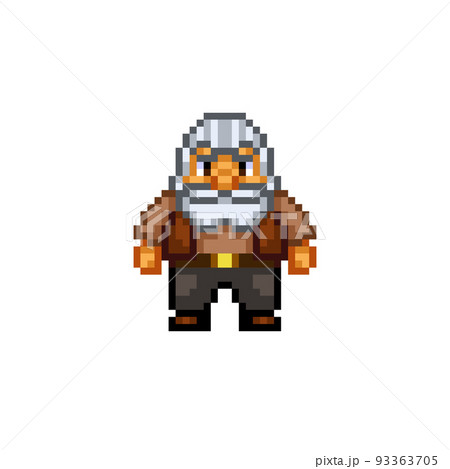 おじいさんのピクセルアート 93363705