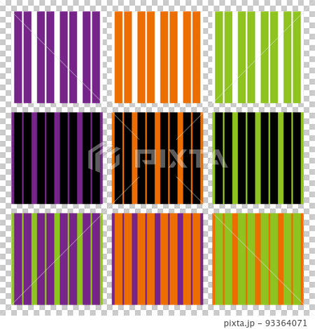 Halloween stripe set Halloween stripe set 93364071
