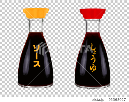 醬油和醬汁瓶 醬油和醬汁瓶 93368027