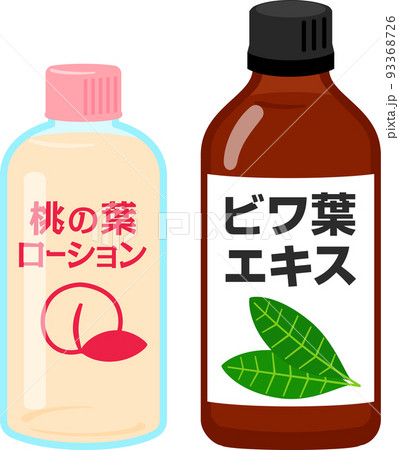 ビワの葉エキスと桃の葉ローション 93368726