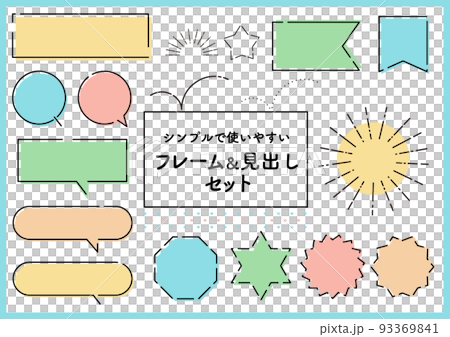 Simple Frames & Headings 02 93369841