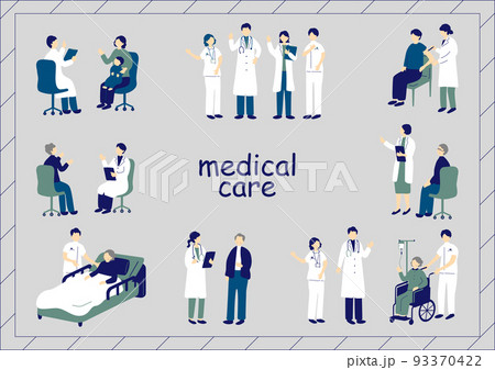 医療従事者　病院　素材集 93370422