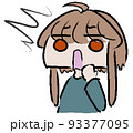 えっと驚く女の子 93377095