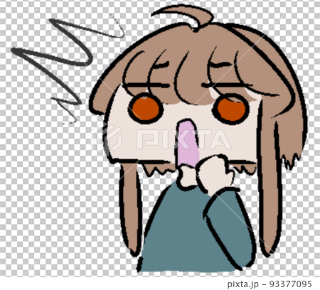 um surprised girl um surprised girl 93377095