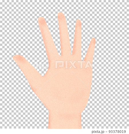 左手のイラスト 93378019