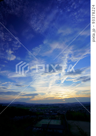 京都府木津川市城址公園・夕日の名所 京都府木津川市城址公園・夕日の名所 93378224