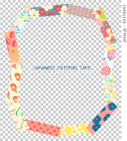 和柄マスキングテープのフレーム 93378441