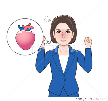 体の悩みを説明する人のイラスト 93382852