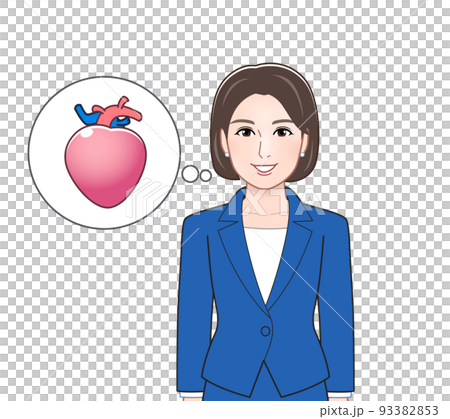 体の悩みを説明する人のイラスト 93382853