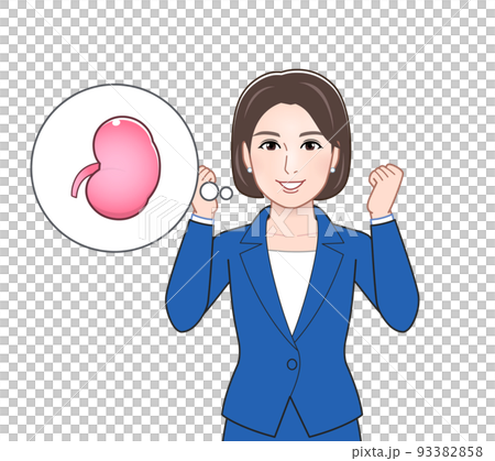 体の悩みを説明する人のイラスト 93382858