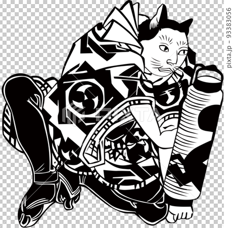 浮世絵 猫の擬人化 その26 浮世絵 猫の擬人化 その26 93383056