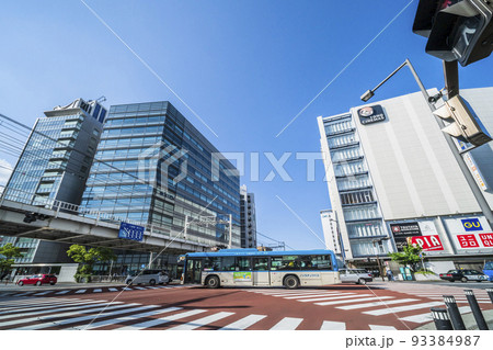 川崎駅前の都市景観【神奈川県・川崎市】 川崎駅前の都市景観【神奈川県・川崎市】 93384987