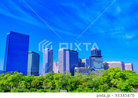 【大阪の都市風景】大阪ビジネスパーク方向の風景 93385870