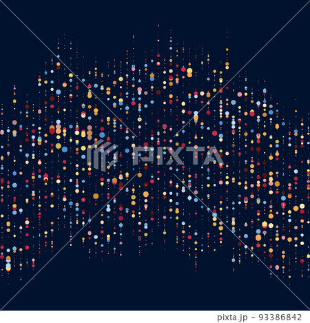 Abstractly arranged dots on blue background. Abstractly arranged dots on blue background. 93386842