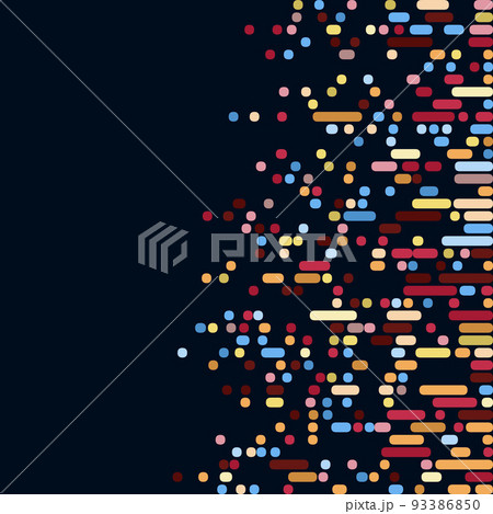 Abstractly arranged dots on blue background. Abstractly arranged dots on blue background. 93386850