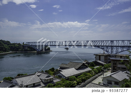 安芸灘とびしま海道 蒲刈大橋と松濤園 広島県呉市 安芸灘とびしま海道 蒲刈大橋と松濤園 広島県呉市 93387277