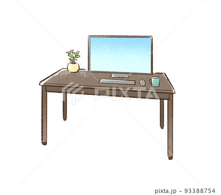 パソコンデスク＿チェアなし 93388754