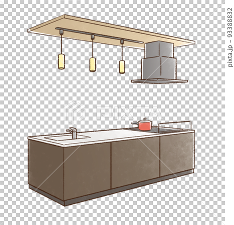 System kitchen _ no background 1 - Stock Illustration [93388832] - PIXTA