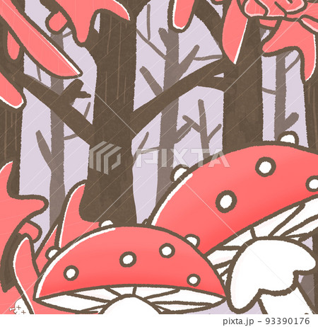 R:もっとメルヘンなきのこ壁紙☆毒キノコの森へようこそ⑨ 93390176