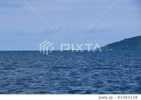 石垣島 フサキビーチより貨物船を望む 石垣島 フサキビーチより貨物船を望む 93393138