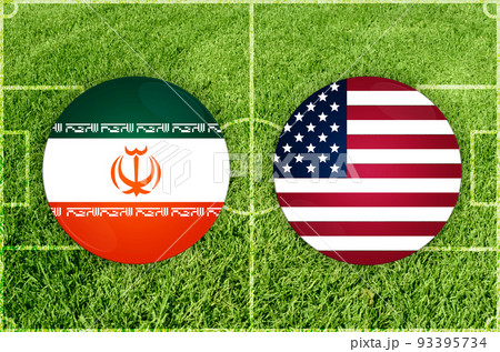 Iran vs Usa football match 93395734