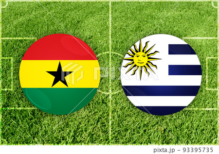 Ghana vs Uruguay football match Ghana vs Uruguay football match 93395735