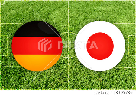 Germany vs Japan football match 93395736