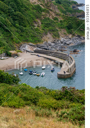 Polkerris harbour in Saint Austell, Cornwall 93396855