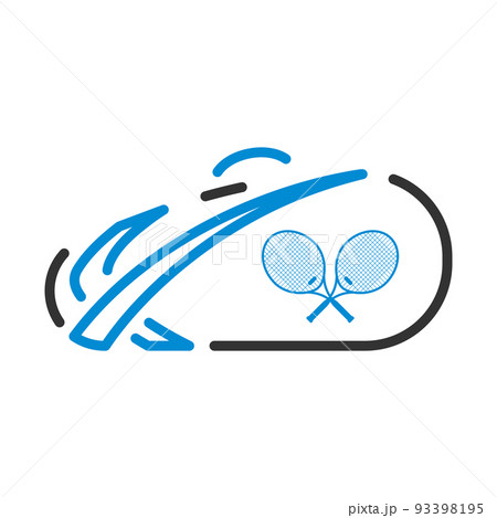 Tennis Bag Icon Tennis Bag Icon 93398195