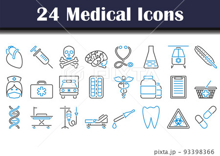 Medical Icon Set 93398366