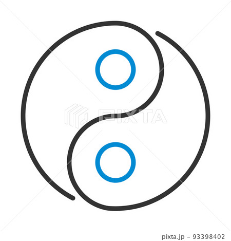 Yin And Yang Icon 93398402