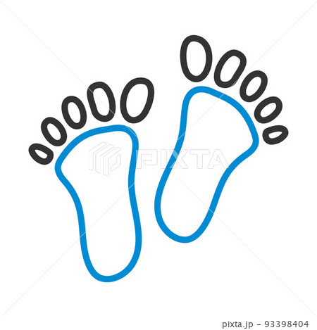 Foot Print Icon Foot Print Icon 93398404