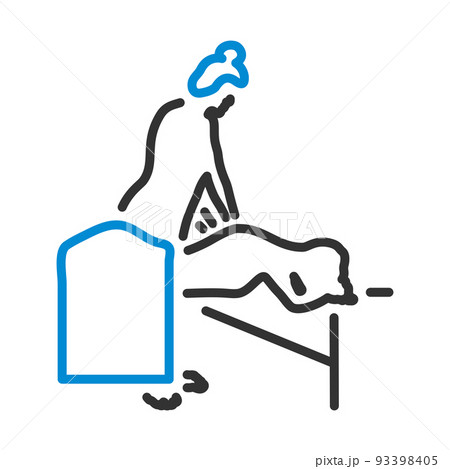 Woman Massage Icon 93398405