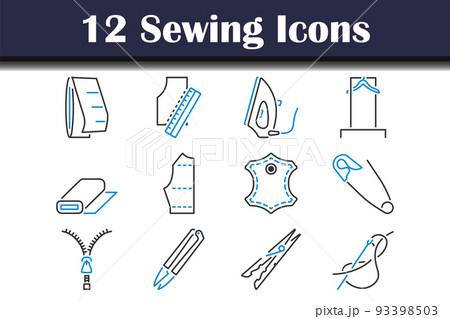 Sewing Icon Set Sewing Icon Set 93398503