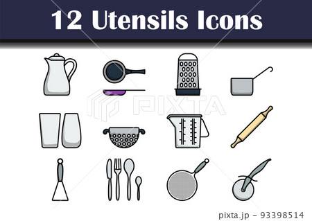 Utensils Icon Set 93398514