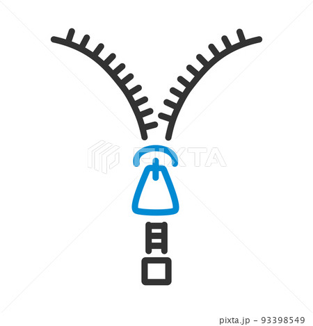 Sewing Zip Line Icon 93398549