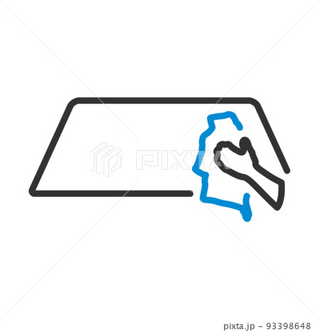 Wipe Car Window Iconのイラスト素材 [93398648] - PIXTA