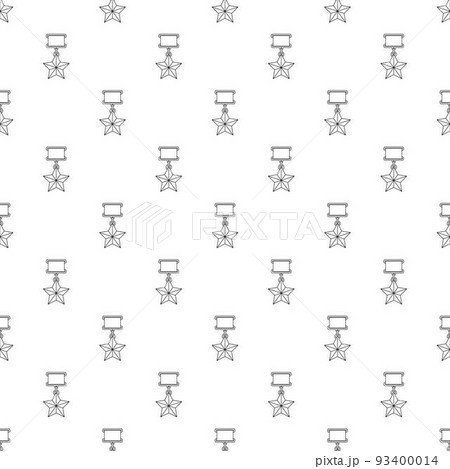 Medal pattern vector seamless Medal pattern vector seamless 93400014