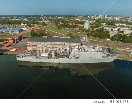Combat ships of NATO countries in the port of Riga Combat ships of NATO countries in the port of Riga 93401478