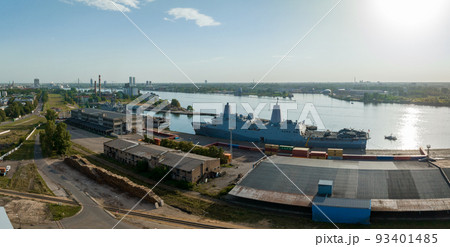 Combat ships of NATO countries in the port of Riga Combat ships of NATO countries in the port of Riga 93401485