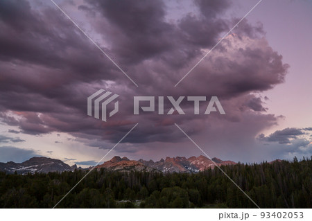 Rain in mountains Rain in mountains 93402053