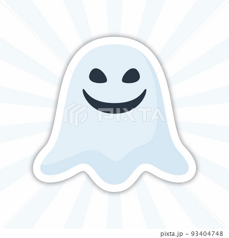 Note sticker with Ghost, vector 93404748