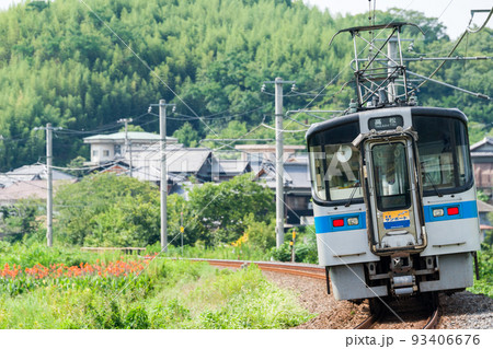 【予讃線】カーブを通過する快速列車 93406676