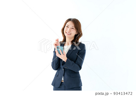 ビジネス スマートフォン 女性 ビジネス スマートフォン 女性 93413472