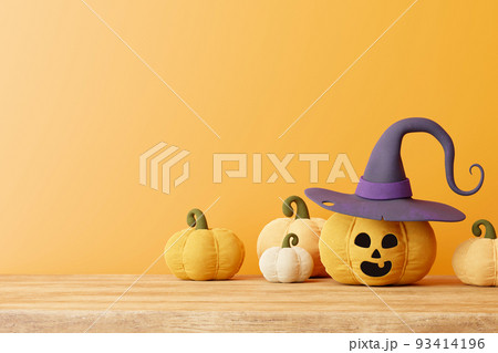 Happy halloween holiday concept.3D Illustration. Happy halloween holiday concept.3D Illustration. 93414196