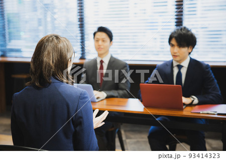 ビジネスイメージ 面接 ビジネスイメージ 面接 93414323