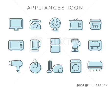 家電アイコン 家電アイコン 93414835