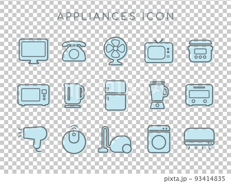家電アイコン 家電アイコン 93414835