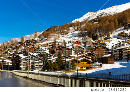 Zermatt in winter, Valais, Switzerland 93415222